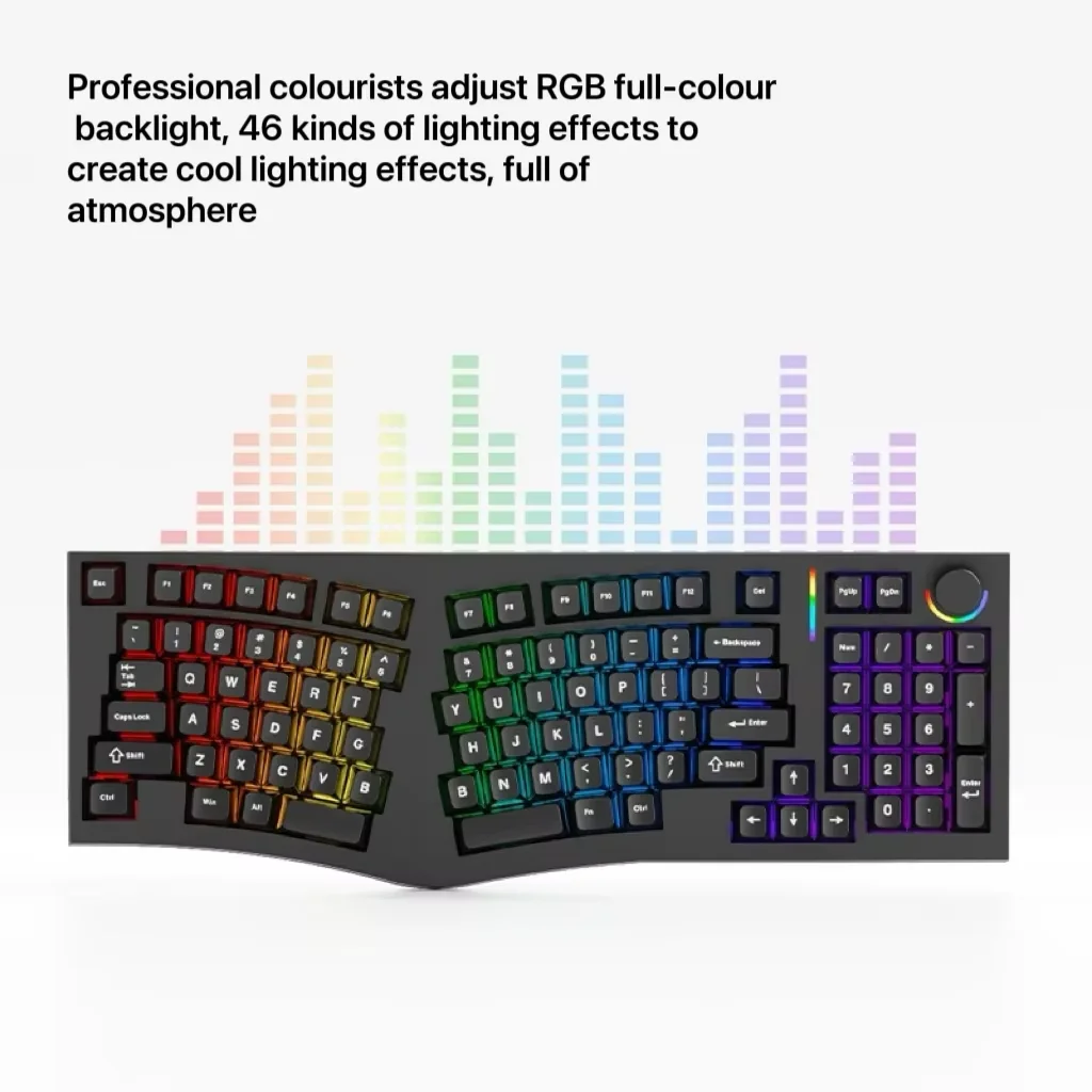 VTER/Feker Alice98pro Ergonomic Keyboard with 3% Incline Mechanism