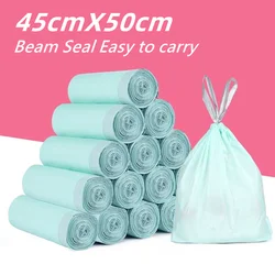 45X50 Household Drawstring Garbage Bag Kitchen Large Capacity Thickened Leak-Proof High Temperature Resistant Garbage Bag