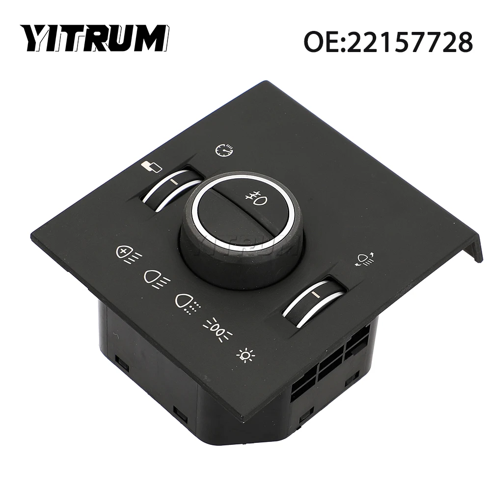 YITRUM 22157728 21694566 Truck HeadLight Switch Control Unit Headlight Adjustment Panel For Volvo FM FH FMX