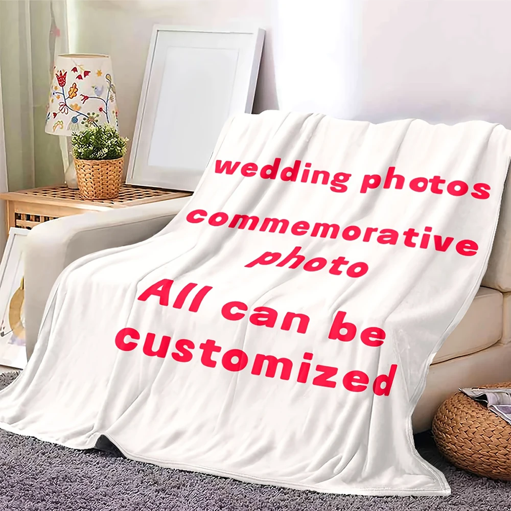 Personalized Kid Baby Flannel Blanket, Suitable for Sofa, Bed Parties, Holidays, Birthdays, Weddings, as a Gift for Men and Wome