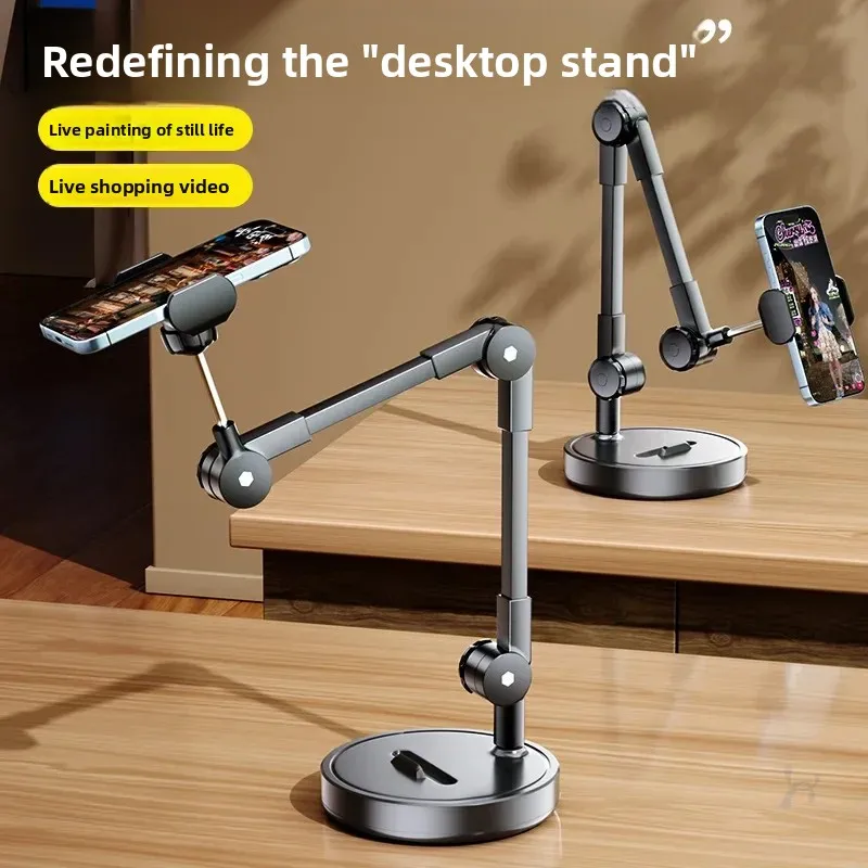 

Держатель мобильного телефона, специальный кронштейн для верхней съемки, настольной съемки в прямом эфире, видеозапись продуктов питания, кронштейн для разпаковки видеоблога