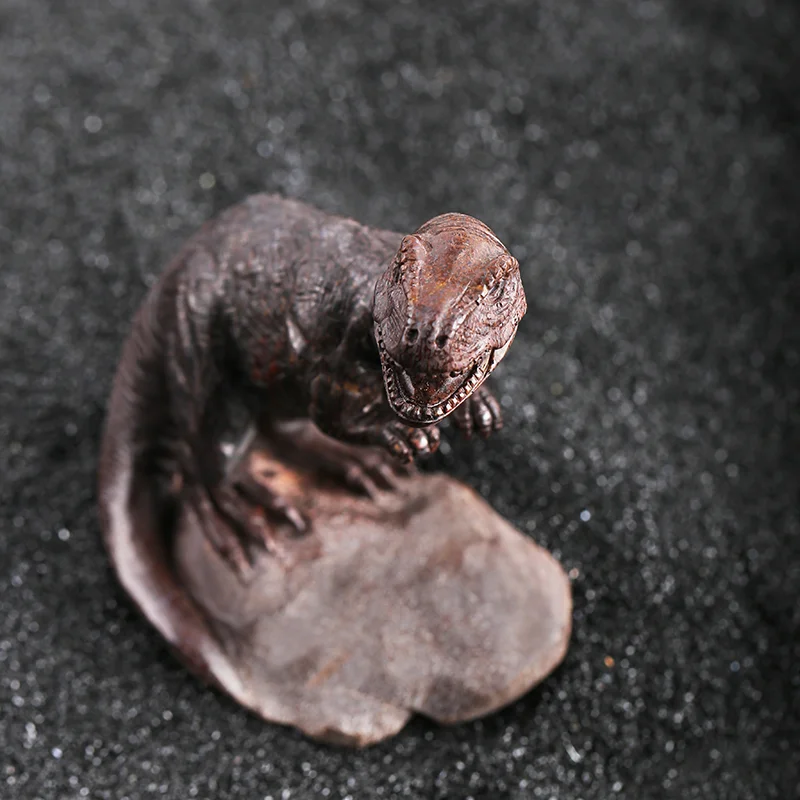 Authentic dinosaur carving - Special natural material  Tyrannosaurus Rex model 9×6×10cm  290g