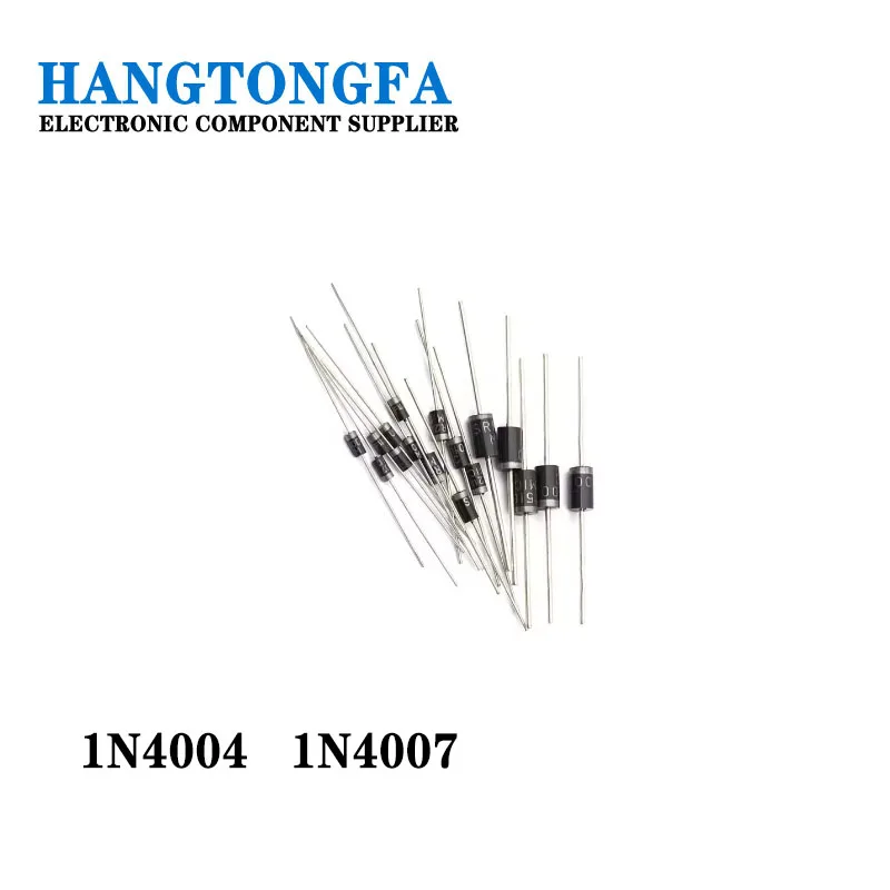 300pcs Fast Switching Schottky Diode 1N4004  1N4007  DO-41 NEW and Original IN STOCK