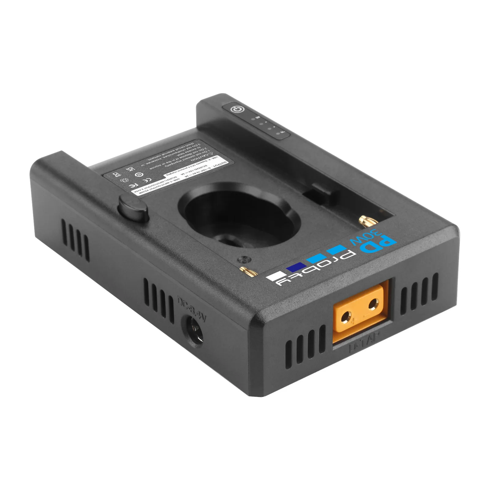 PD30W NP-F Batterieladegerät Batterieadapterplatte Kaltschuhadapter 1/4 Zoll für NP-F550 F750 F970 für BMPCC 4K 6K DSLR ILDC – Detail 5