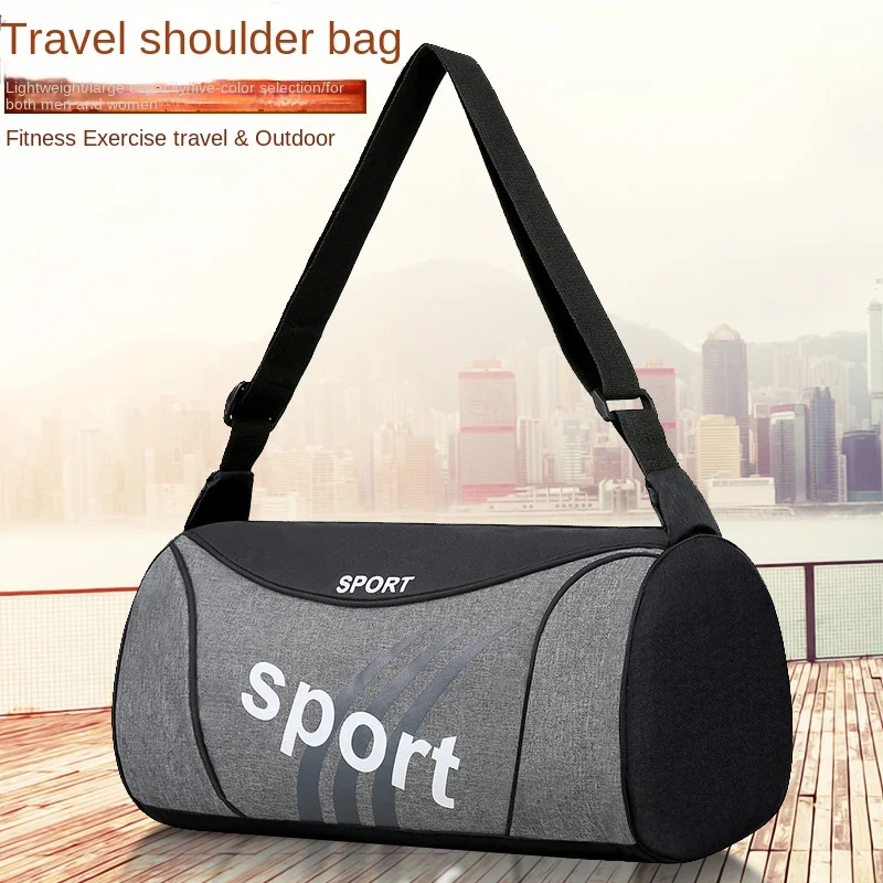 Large Capacity Gym Bag Men Women Outdoor Travel Shoulder Duffle Bag Portable Fitness Training Yoga Swimming Sports Bags