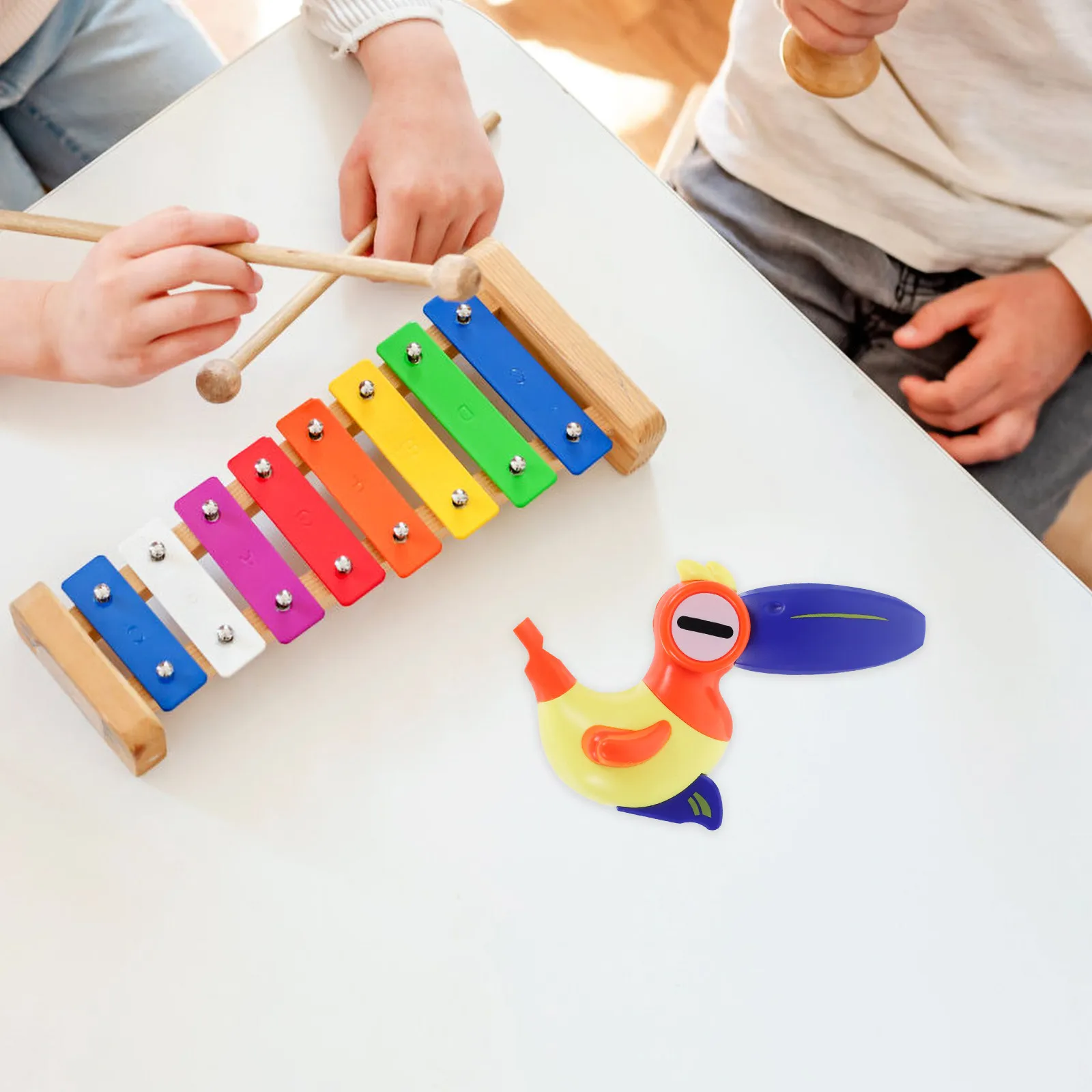 Water Whistle Cartoon Bird Shaped Musical Instrument for Kids Adults Portable Small Lightweight Party Prop Fun Sound Effect Tool