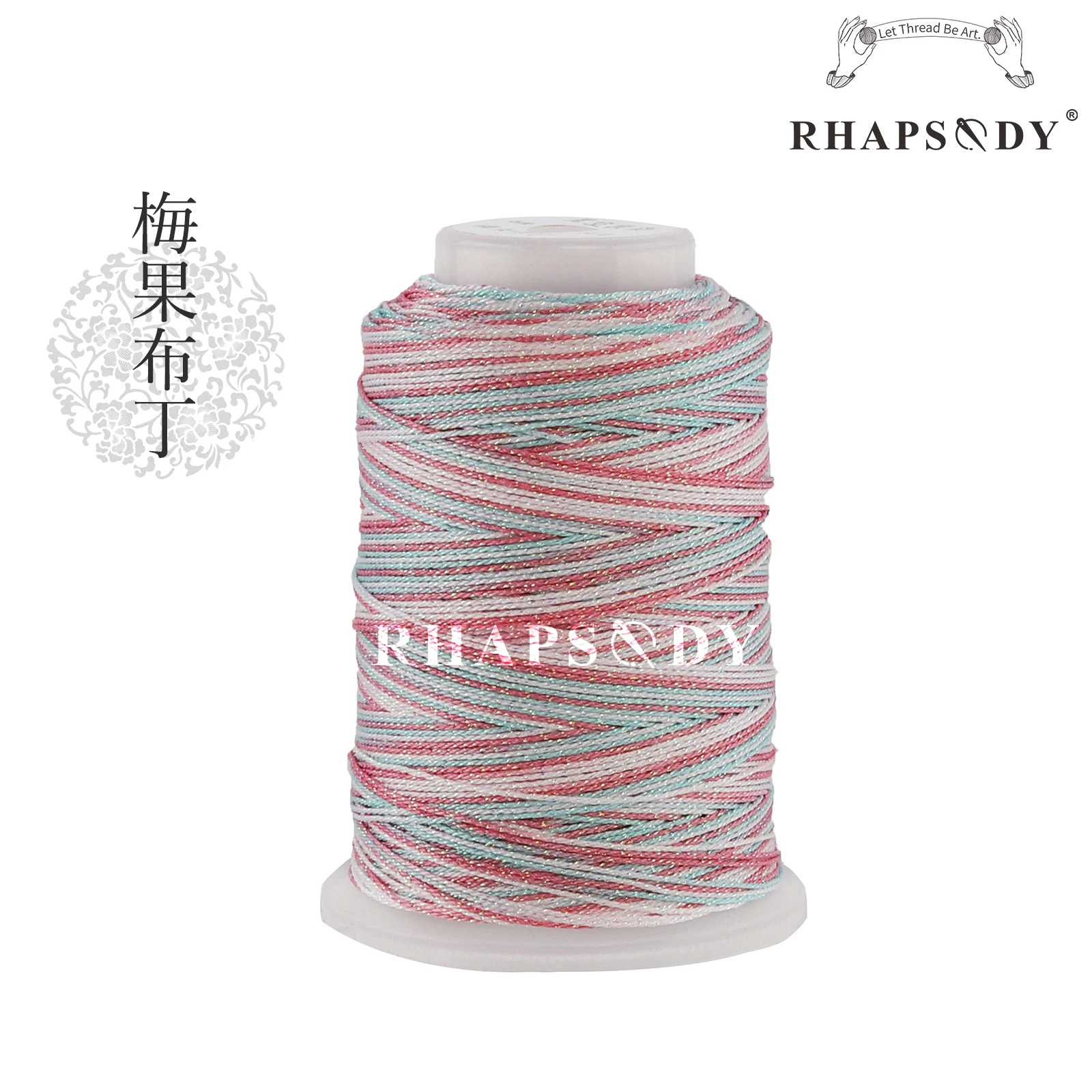 Rhapsody Glitzer-Metallic-Polyesterfaden, 6 Fäden, 29, gemischte Farben, zum Nähen, für DIY-Projekte, zum Weben, für Freundschaftsbänder und zum Zopfen. – Detail 35