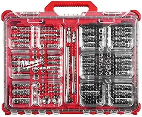 Комплект гаек и трещотки Milwaukee 106PC 48-22-9486