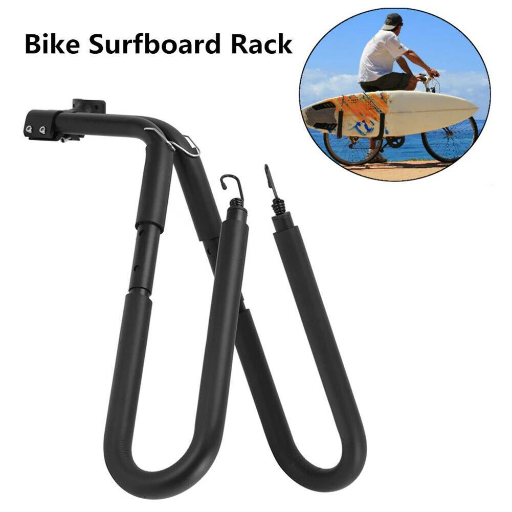 Surf Bicycle Mount Holder Motorcycle Surf Bracket Holder Bike Surfboard Carrier Rack Aluminium Alloy Motorcycle Surfboard Rack