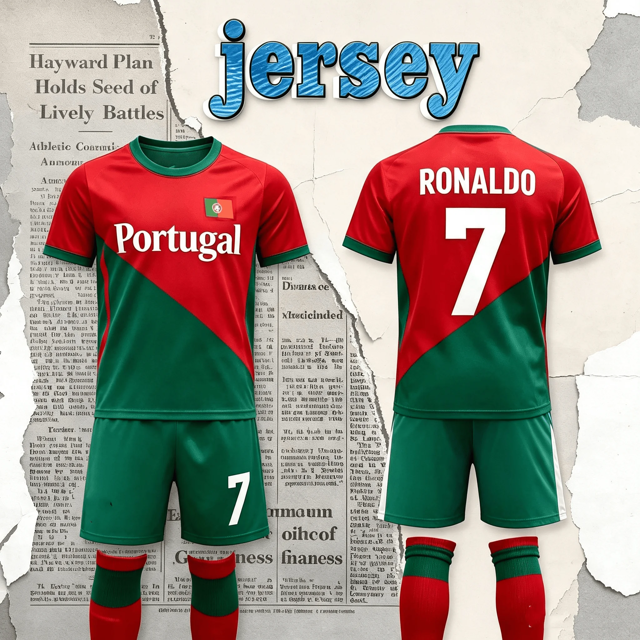 26 Boys Ronaldo No.7 Football Jersey Tee Shorts Set Women Men Harajuku PORTUGAL Fans Shirt Shorts Set Kids Tracksuit 2 Piece Set