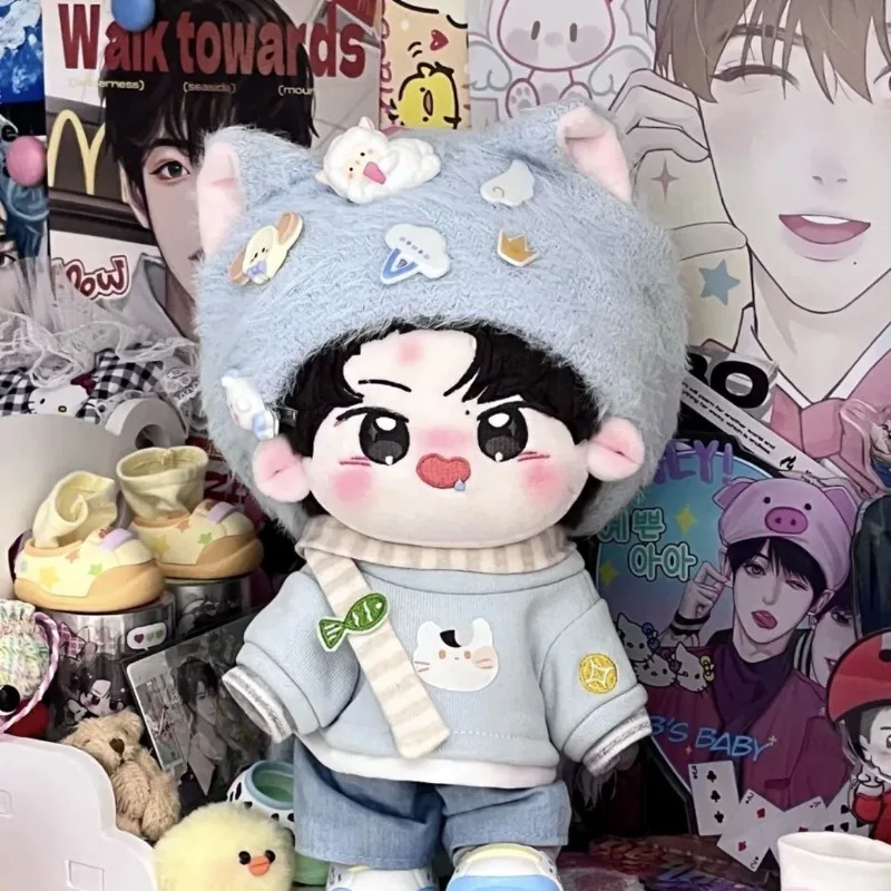 

Costume Change Game 20CM Anime Cotton Doll Clothes Lovely Pretty Doll Leisure Suit Dress Up DIY High Quality Doll Accessories