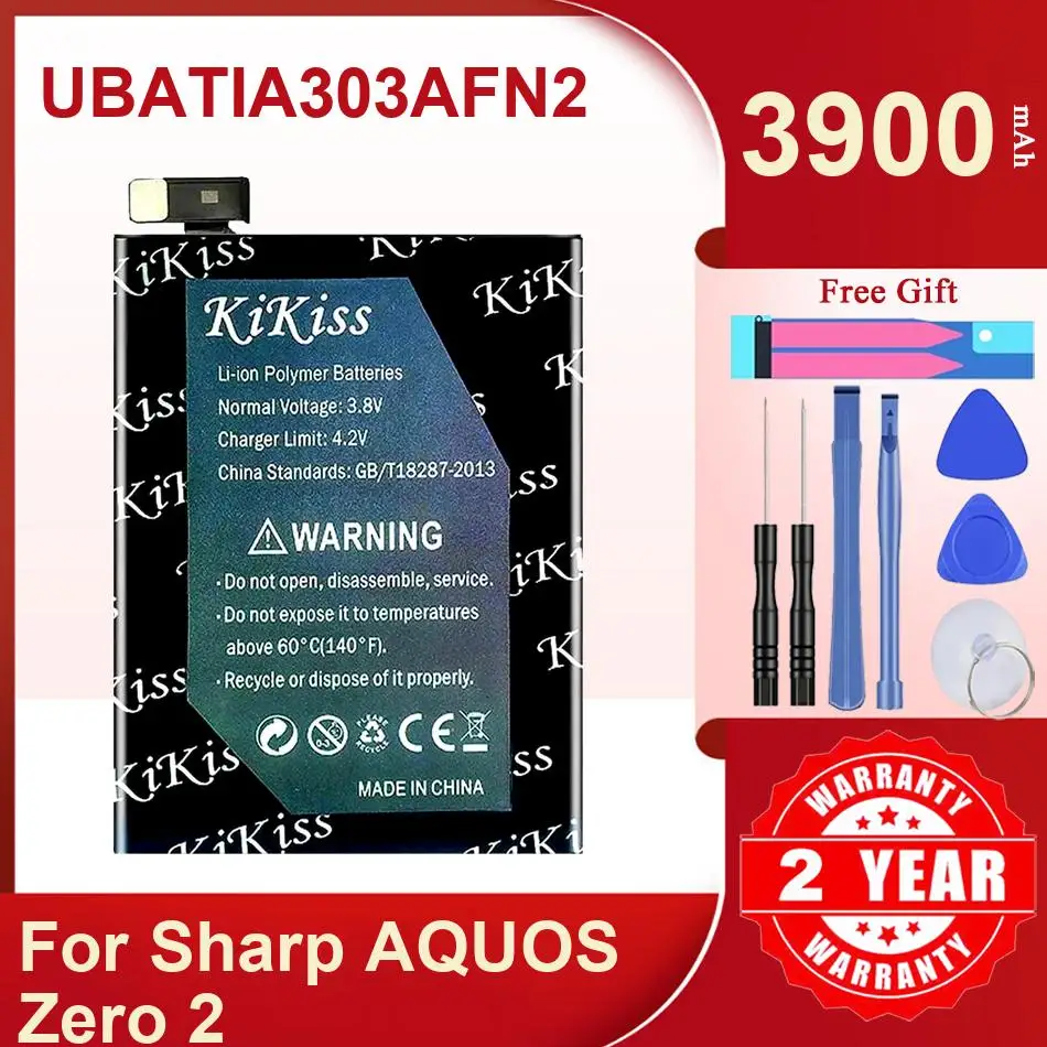 

UBATIA303AFN2 Аккумулятор мобильного телефона 3900 мАч для Sharp Aquos Zero 2, долговечная перезаряжаемая батарея