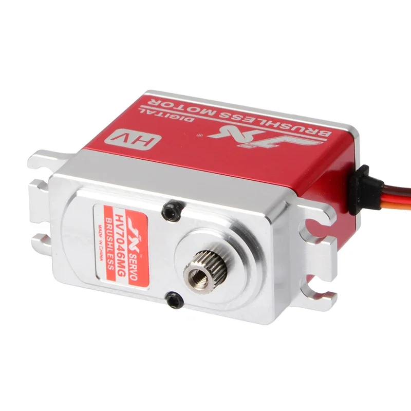 JX Brushless 46kg Servo BLS-HV7046MG HV Digital Metal Gear Standard Servo Digital Drone Aircraft Servo RC Helicopter Parts