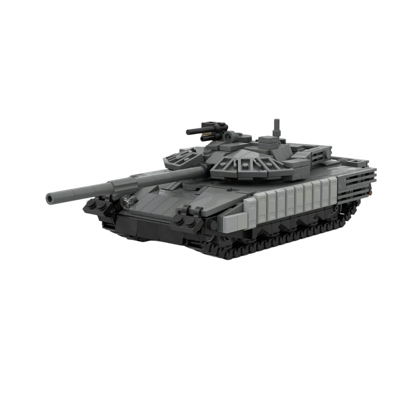 Modèle de char militaire TMOC-80BVM, 602 pièces, conception de blocs de construction modulaires personnalisables, technologie simple, jouet d'assemblage DIY pour enfants, cadeau