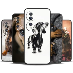 Cute Dachshund Teckel Dackel Dog Phone Case For Honor 90 Lite 70 50 Magic 5 6 Pro X6 X7 X8 X9 X6a X7a X8a X9a X9b X8b Cover