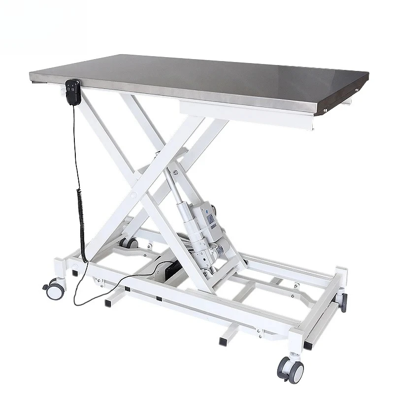 

Dual Control Electric Veterinary Examination Table Ultrasonic Examination Table Pet Treatment Table