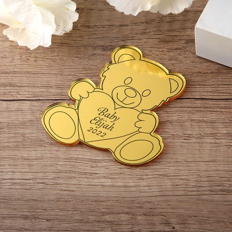 Personalized Gifts , Teddy Bear Baby Shower Gifts, Birthday Favors, Baby Boy Welcome, Birthday Party Favors, Party Guest Gifts