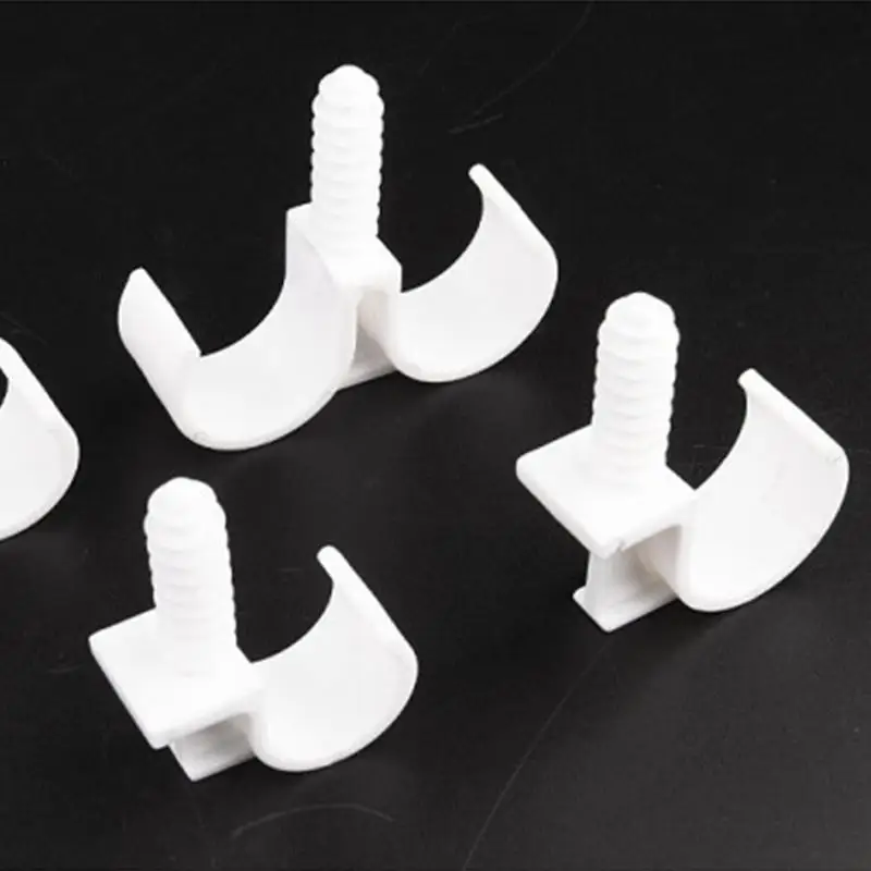 20mm Water Pipe Clamp U Shaped Holder Socket Water Pipe Support Stable Convenient Tube Clip for Home Wiring Pipes