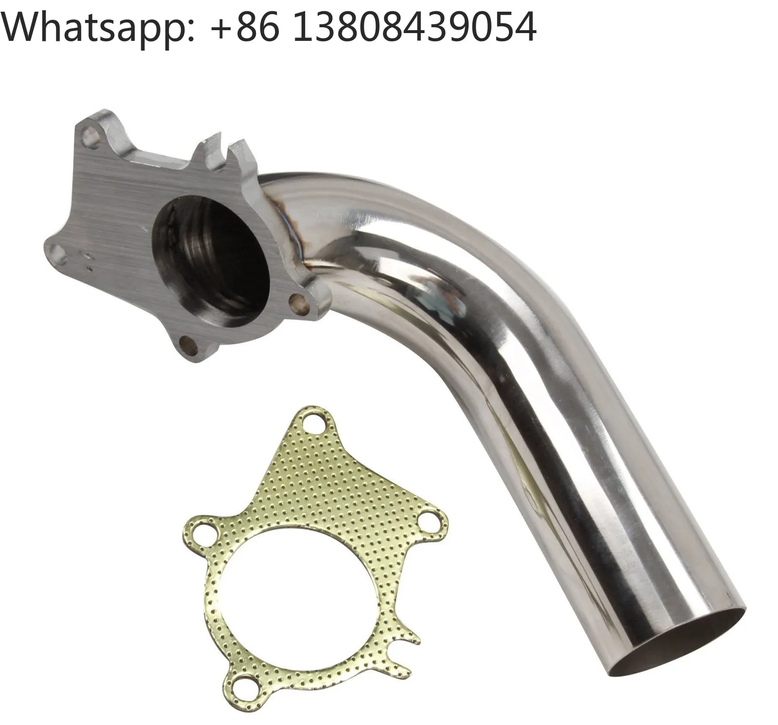 

High Quality Universal Turbo Exhaust Universal Downpipe 90 Degree Stainless Steel 2.5" T3/T4 with Gasket DP29736
