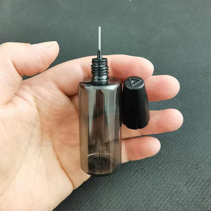 ●30ml Needle Type PET Needle Tube Dispensing Bottle Oil Infused Tattoo Liquid Tattoo Embroidery Nail Art Beauty Stitching Glue