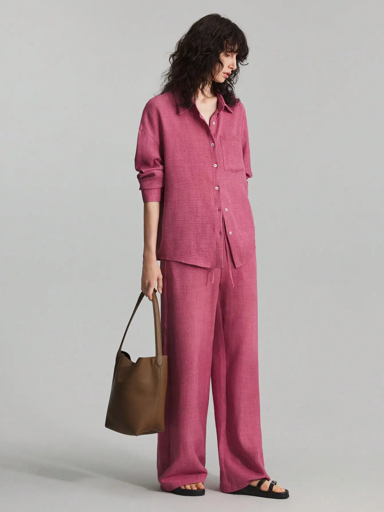 2026 Women's 2 Pieces Outfit, Casual Daily Wear, Home Clothes, Beach Vacation Outfit, Long Pants + Long Sleeve Shirt Set,