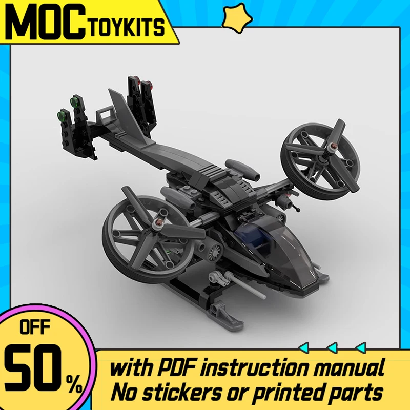 

Interstellar Series MOC-87032 AVATAR Helicopter Building Block Assembly Model Set Children's DIY Toys Christmas Gift