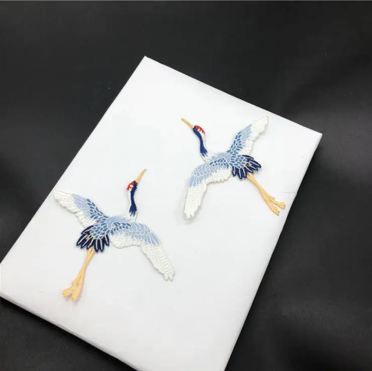 New Arrival 20 Pcs 11.5x11.5cm Birds Embroidered Patch Iron On Jeans Coat Tshirt Bag Dress Decor Repair Motif Accessory DIY