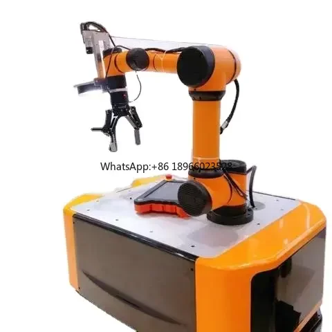 Picking Robot Arm Aubo I5 Cobot Robot With Robotic Gripper And CNGBS Linear Tracker For Assembly Pick and Place