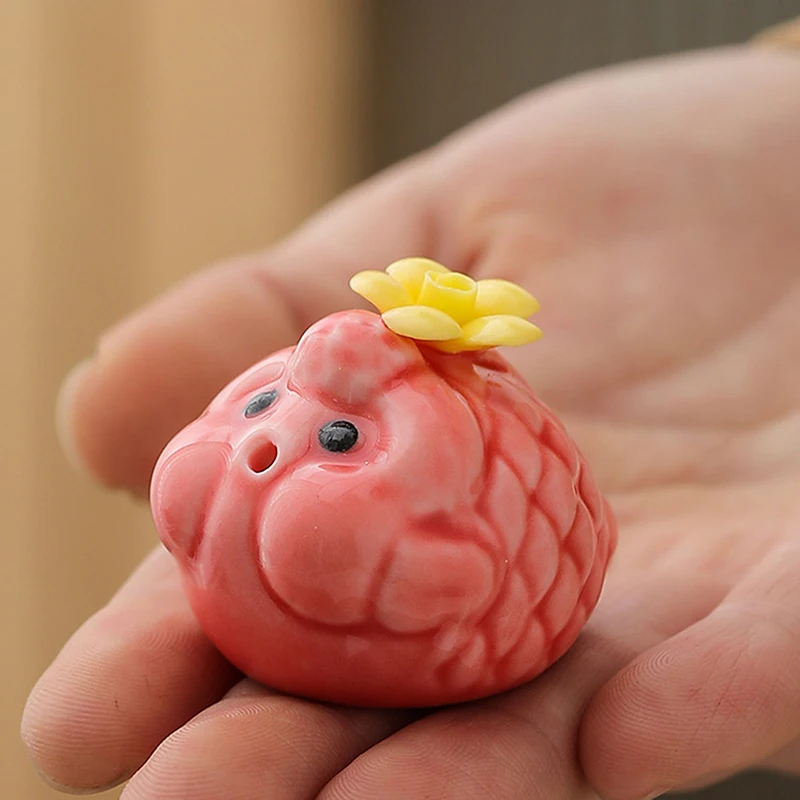 فقاعات الشاي الحيوانات الأليفة الكرتون كوب سيراميك ليتل يبصقون فقاعات كوب ماء مضحك هدية ديكور المنزل الشاي الملحقات