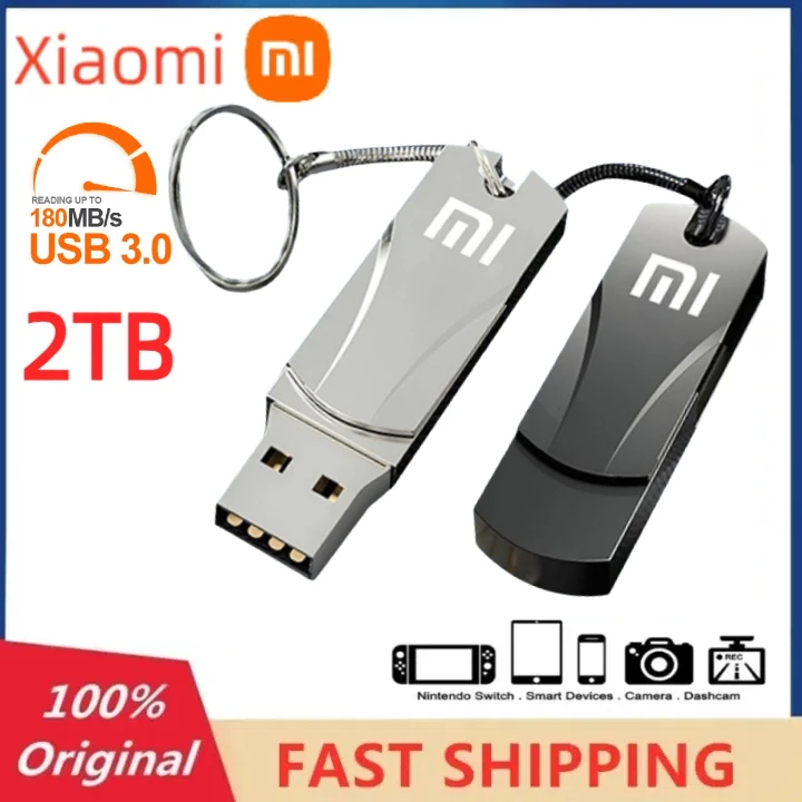 Xiaomi Metal Usb Pendrive 2TB High Speed Pendrive 1TB 512GB dysk Usb przenośny dysk Usb SSD Memoria Usb TYPE-C Adapter