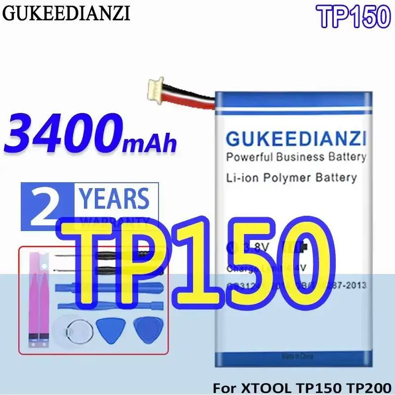 

3400Mah Reliable Replacement For Xtool TP150 TP200 Car Automotive Diagnostic Equipment Battery