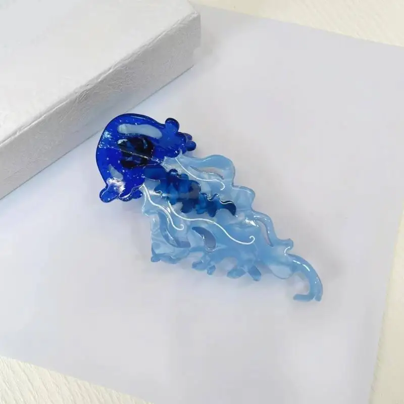 2026 New Acetate Hair Clip Strong Jellyfish Hair Claw For Secure Wear Women Hair Decors