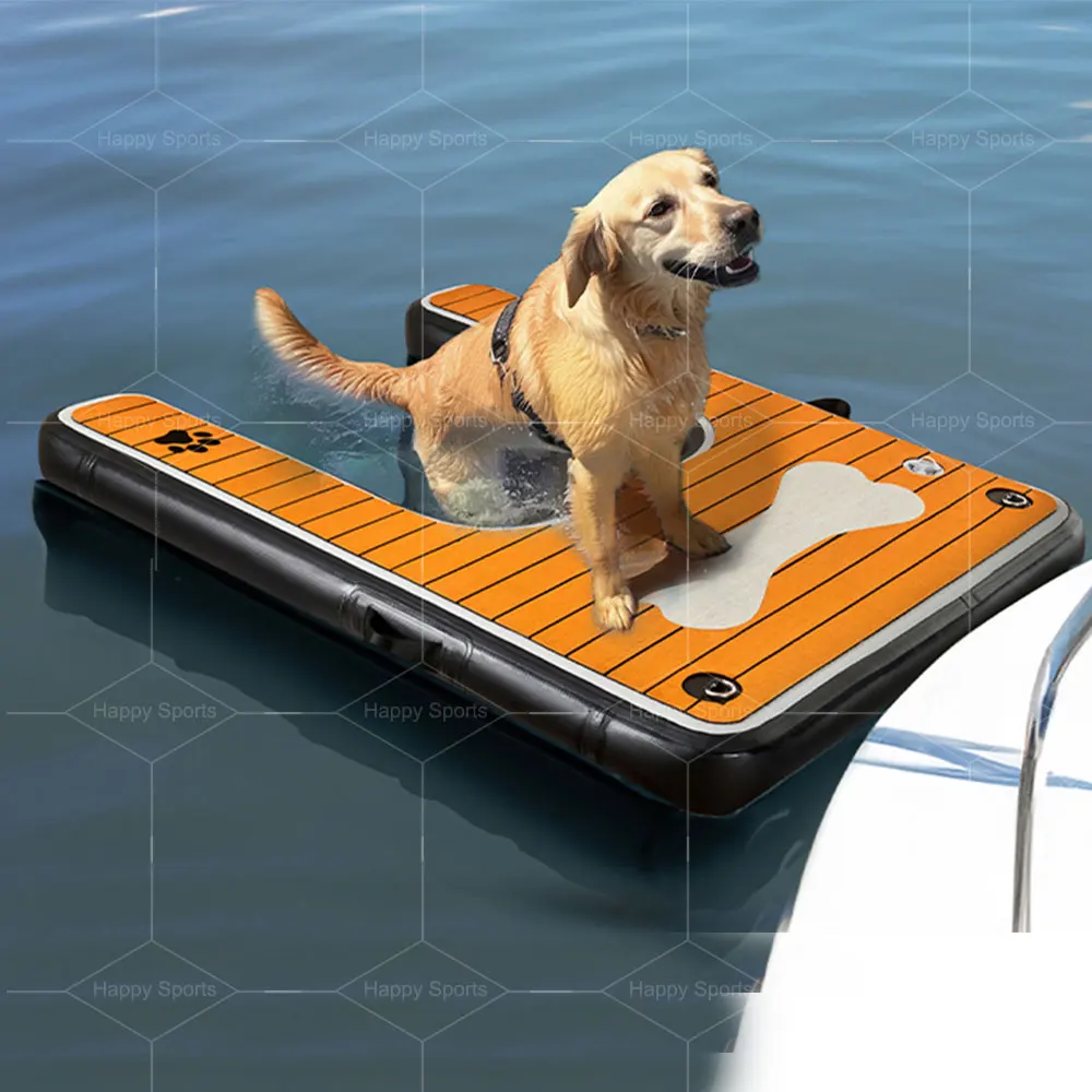 

Wholesale Water Play Equipment Direct From Factory for Pool Use Pool Dog Ramp Inflatable Dog Dock