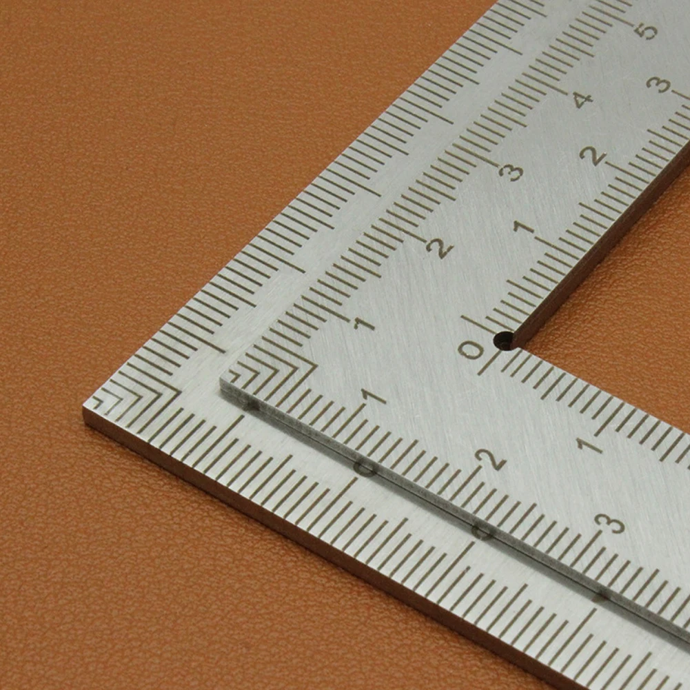 Mini L Square Ruler Measuring Layout Tool Stainless Steel Square L Shape Ruler Precision For Building Framing Gauges