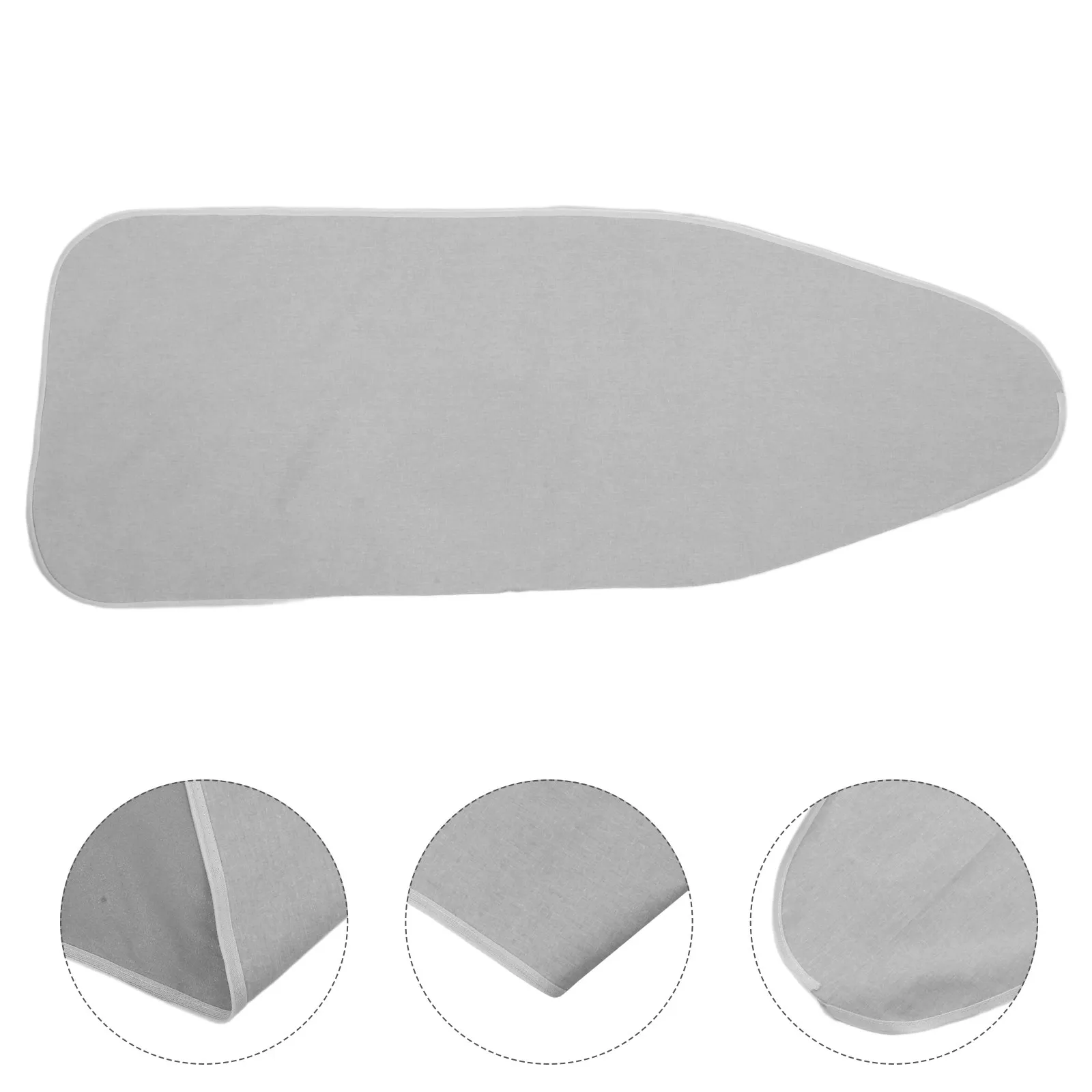 Silver Coated Double Layer Heat Resistant Ironing Board Cover 47x15 Inch Fitted Protective Cover for Steam and Traditional Irons