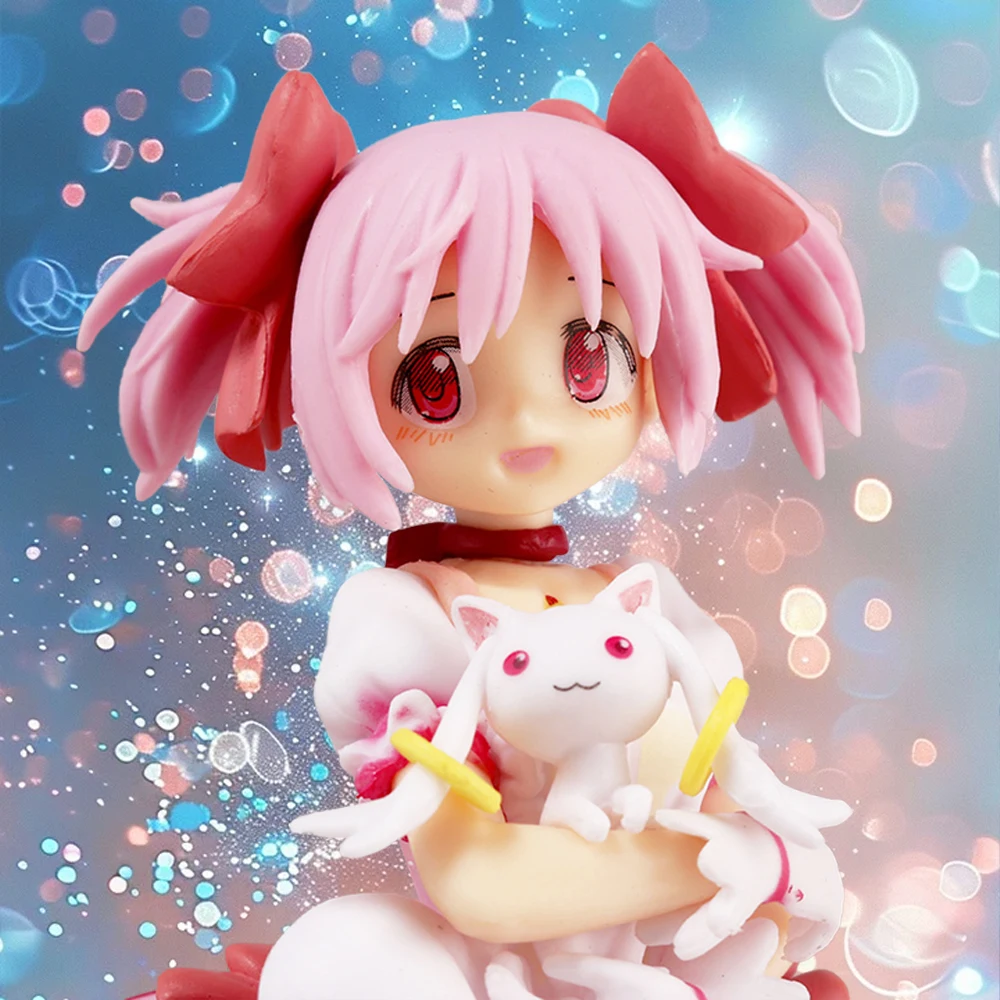 Puella Magi Madoka 18 cm Magica Anime Figur Kaname Madoka Action Figure Magic Girl Modell Dekor Statue Puppen Spielzeug Weihnachten geschenk
