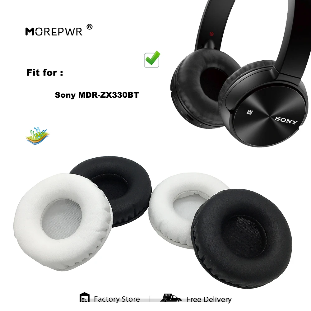 Сменные амбушюры для Sony MDR-ZX330BT, детали гарнитуры, кожаная подушка, бархатные наушники, чехол для наушников