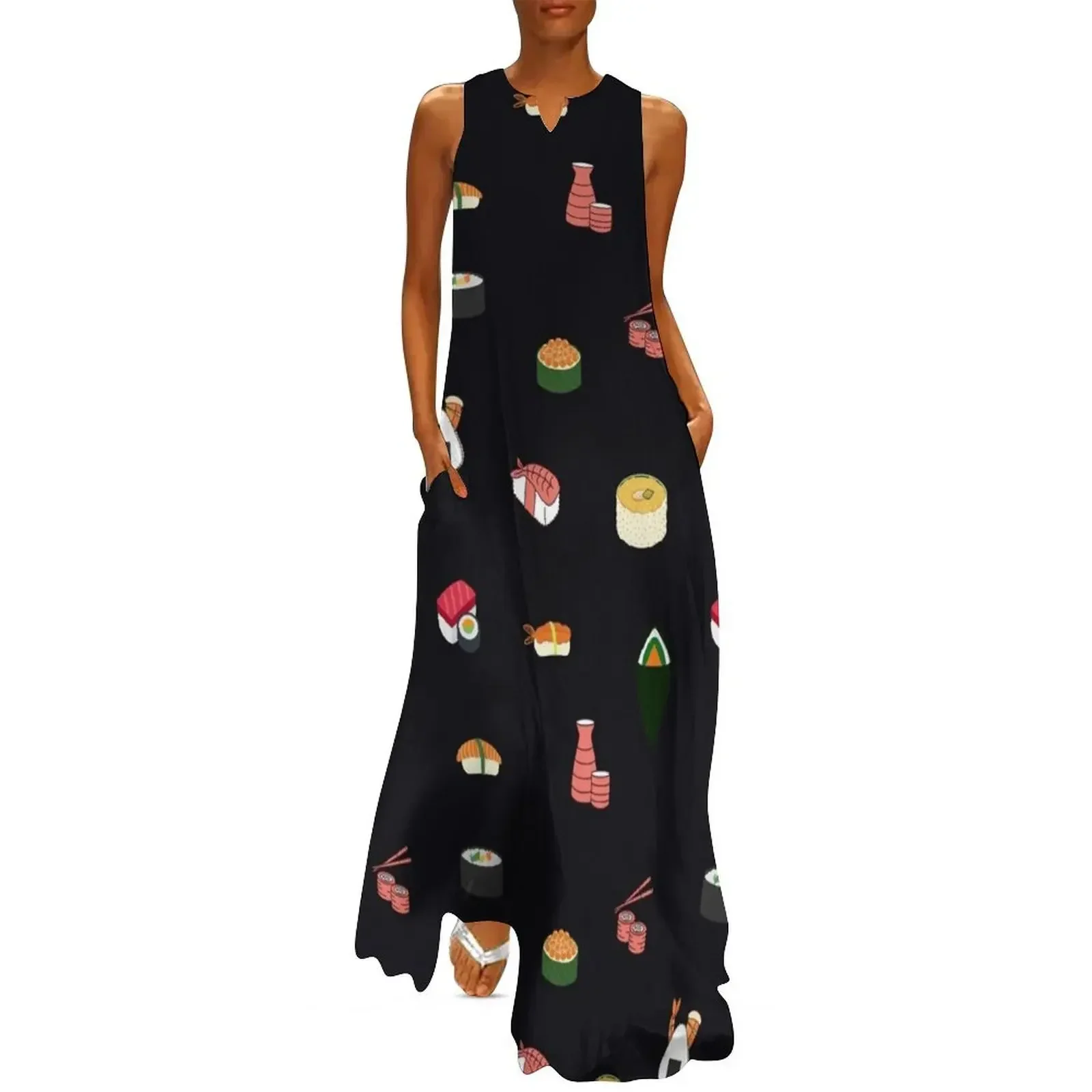 

Yummy Sushi Long Dress women's luxury party dress Female dress chic and elegant evening dresses for prom