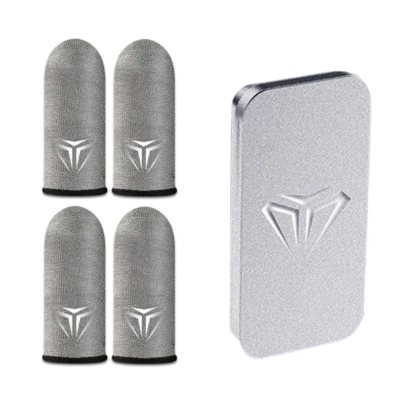 زوج واحد من غطاء أصابع اللاعب المقاوم للتعرق من Dedales Gamer، غطاء بأطراف الأصابع لشاشة اللمس لملحقات ألعاب Mobile