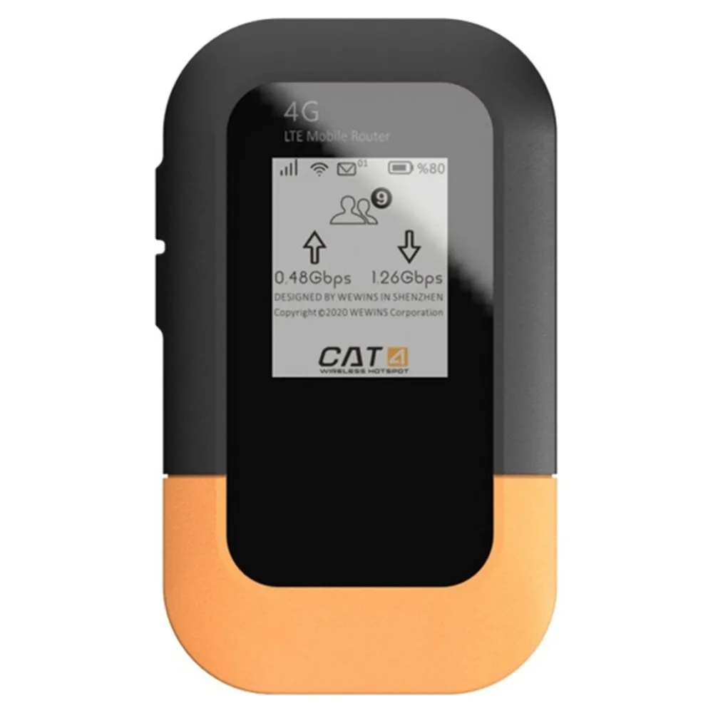 Mobile Router 4G Global ESIM Hotspot Wireless Portable Wifi 6 For Travel, Outdoor Use& Sharing