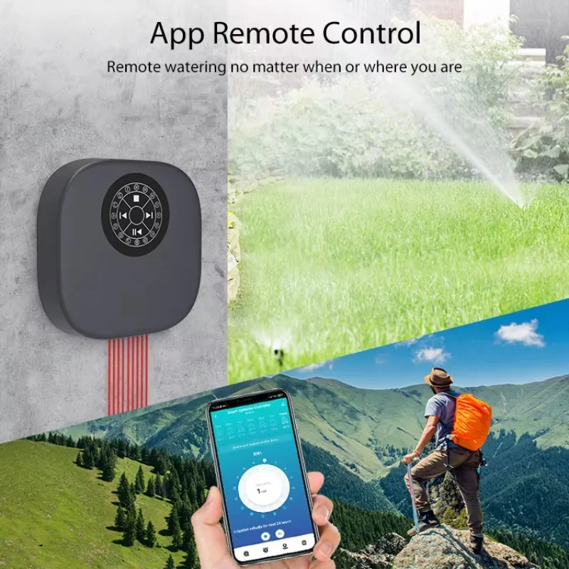 Tuya WiFi intelligent gardening irrigation nozzle controller household electric watering device durable spraying
