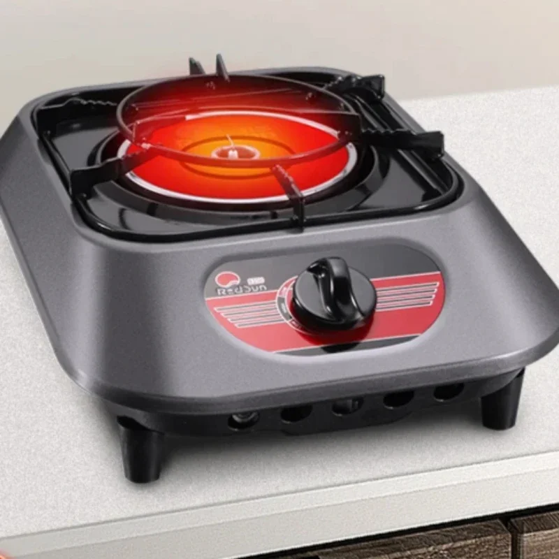 

Red Sun Infrared Single Stove Desktop Household Liquefied Gas Natural Gas Stove Portable Gas Stove 828D