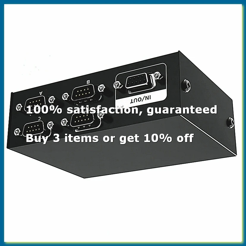 RS232 Switch 4 in 1 Out RS232 Serial DB9 Pin Switcher 4x1 for PC Console Printer Sharing Selector Controller-DT30