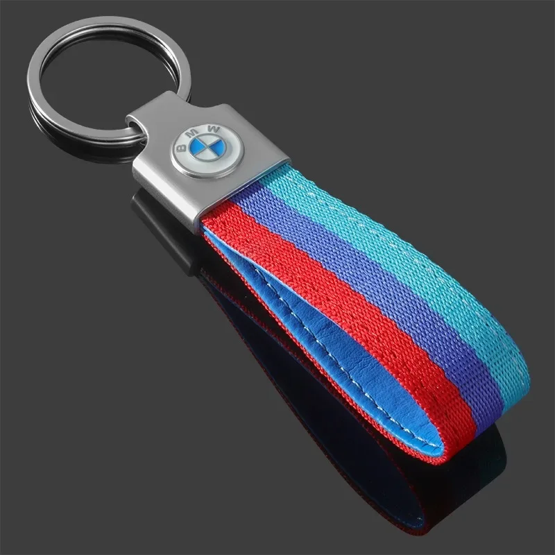 1pc Car Keyring Keychain Auto Logo Key Holder for BMW M Power Performance M3 M5 X1 X3 X5 X6 E46 E39 E36 E60 E90 Car Accessories