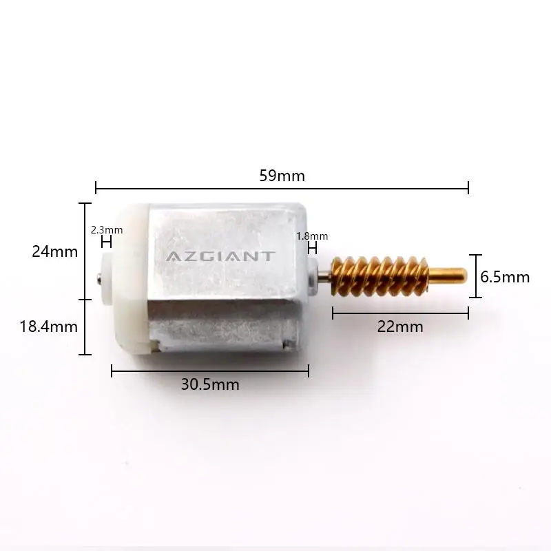 Door lock with adjusting motor FC-280SC-18180 0.08A Reversal For Renault Grand Scenic/Megane/Laguna III MK3 12V DC DIY CAR PARTS