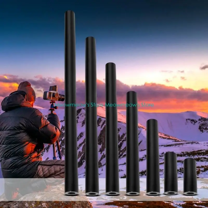 W91A 12mm 직경 Double 1/4-20 사진 장비를위한 암 스레드 확장로드 마이크 스탠드 액세서리