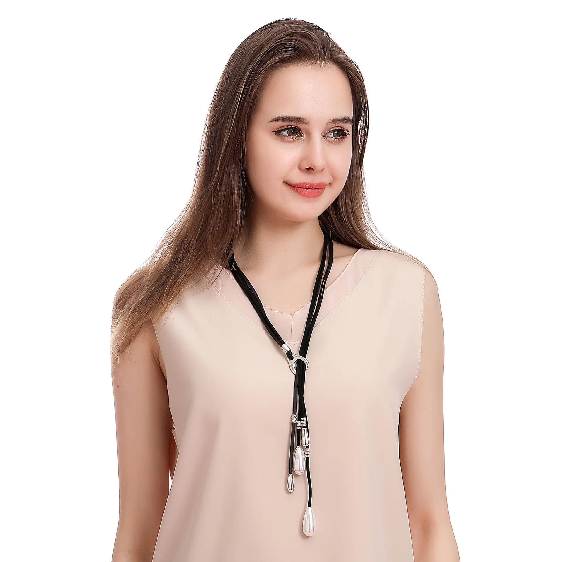 foreign trade Europe and the United States popular Korean version pearl fashion necklace women's simple ins