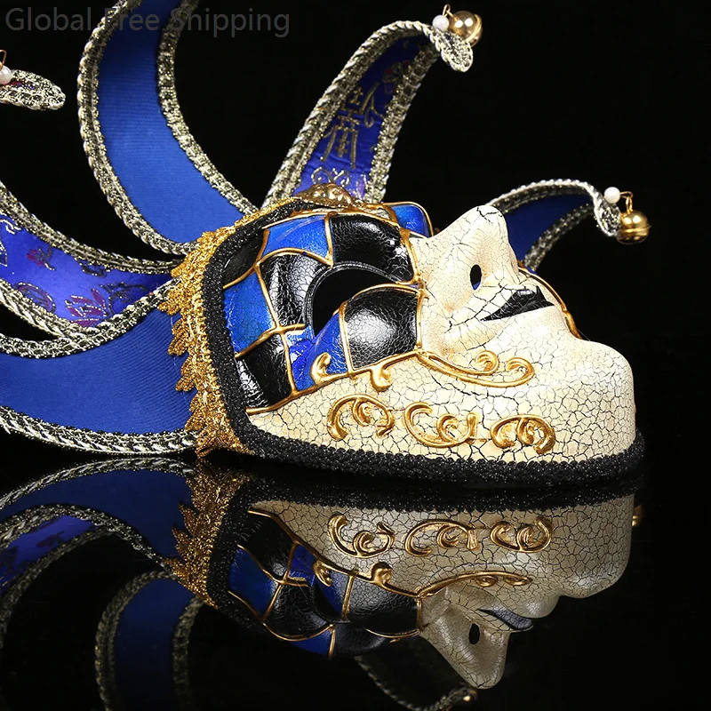 Unisex Kreative Halloween Horror Vollgesichtsmaske Karneval Zirkus Rollenspiel Böser Clown Zubehör Karneval Maske Party Requisiten