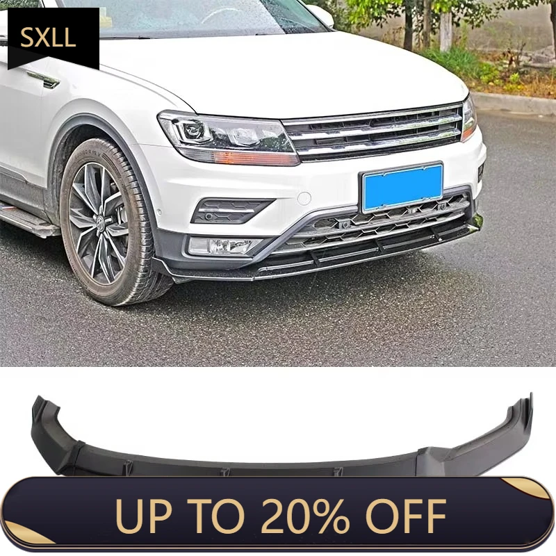 

SXLL 2017-2021 Exterior Accessories Matte Black Car Front Bumper Lip Diffuser Body Kit Bumper Accessories