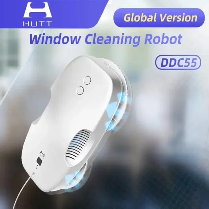 

Global Version HUTT Window Cleaning Robot DDC55 Electric Window Cleaner Smart Auto Magnetic Glass Tile Wall Household Cleaning